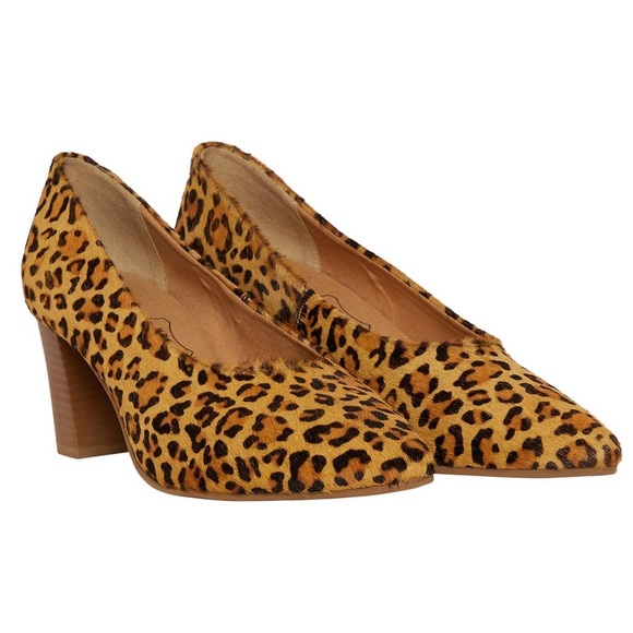 Used🐆LEOPARD print Genuine Cowhide & Leather Rope High Heel TREND 2025 Summer - Picture 8 of 12